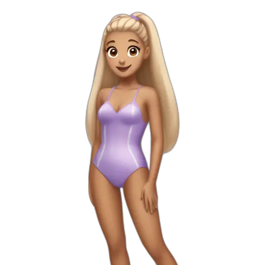 Ariana Grande blonde maillot de bain emoji AI Emoji Generator