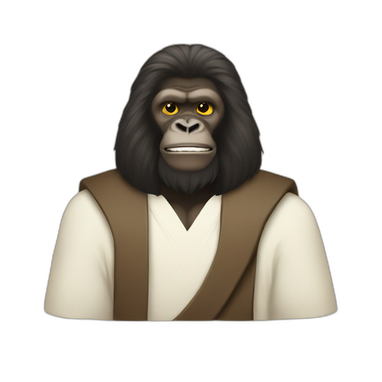 jesus and gorilla emoji