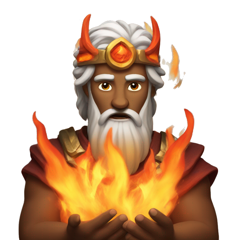 god of fire emoji