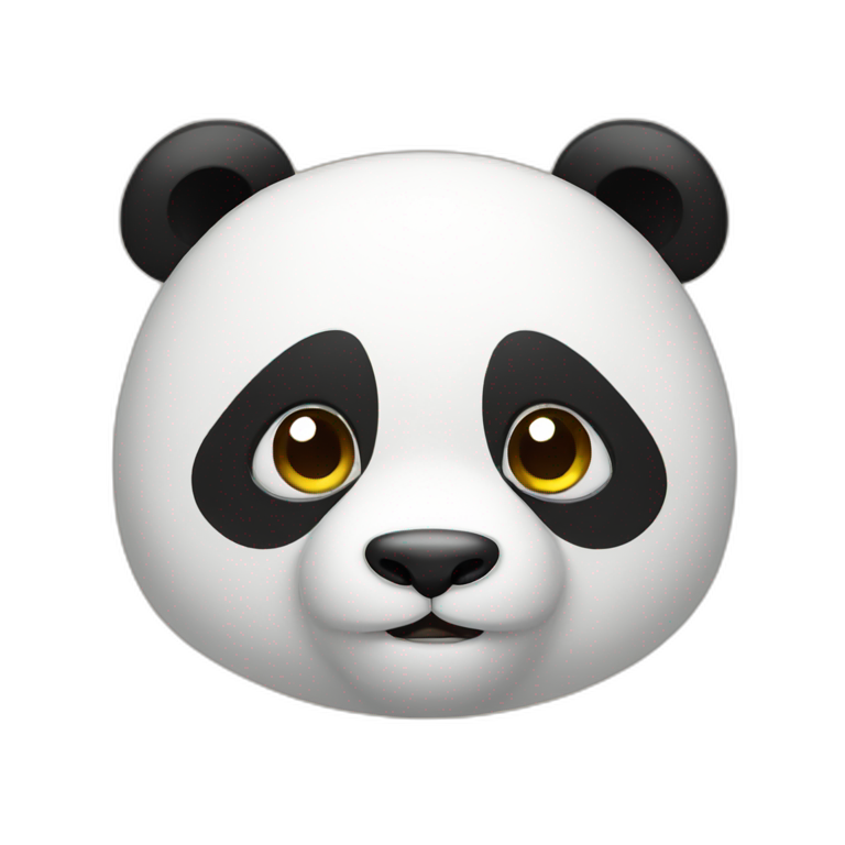 Panda giving like emoji