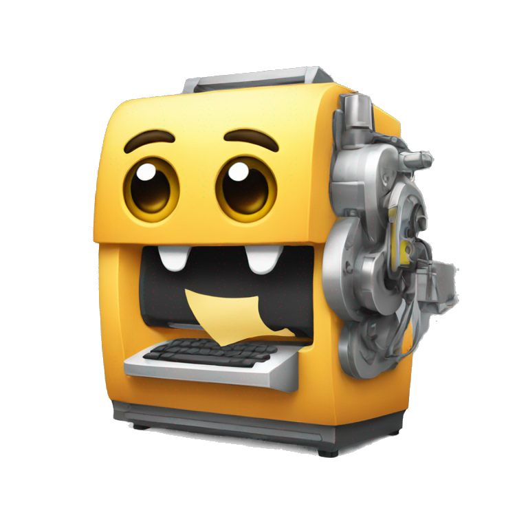 content creator machine emoji