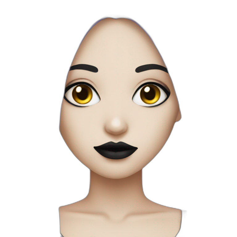 goth girl emoji