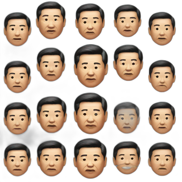 Xi Jinping COVID virus emoji