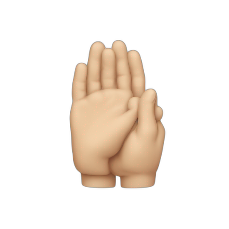 Human folded hands emoji