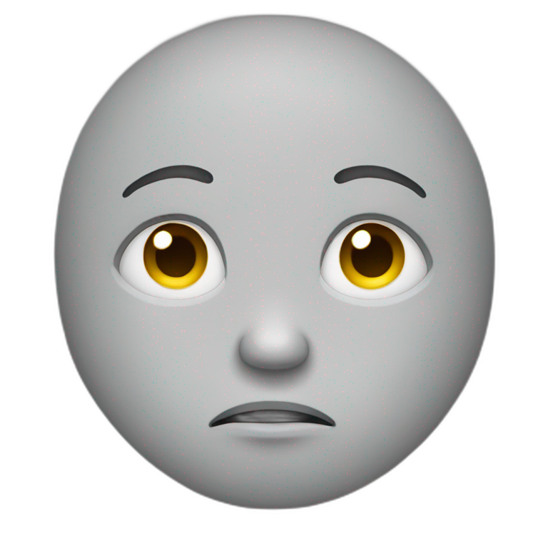 normal sad face emoji plain emoji