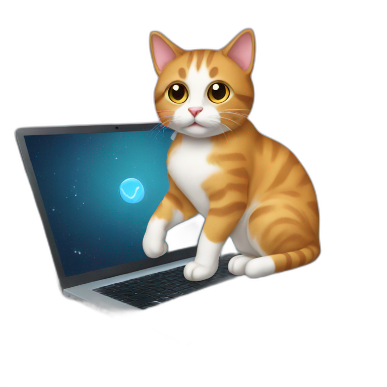 cat-coding-on-a-laptop emoji