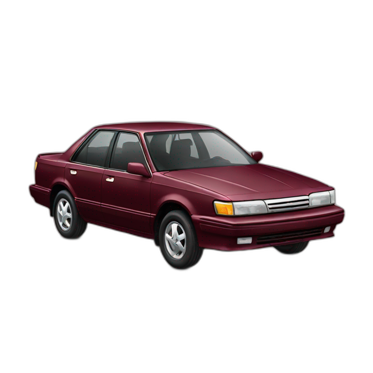 1992 Toyota Camry burgundy emoji