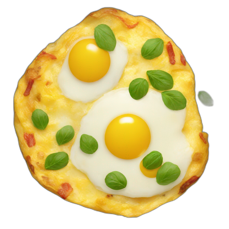 spanish omelette without tomato emoji