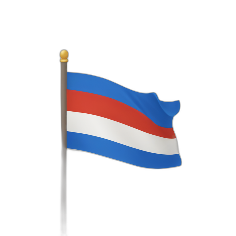 the flag of Chechenia in the IOS style emoji