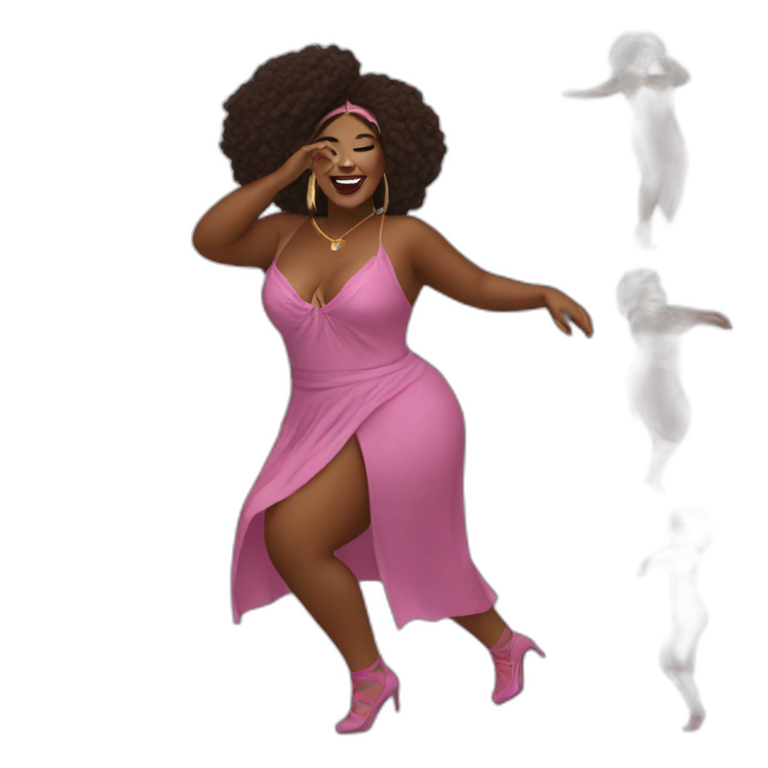 Lizzo dancing emoji