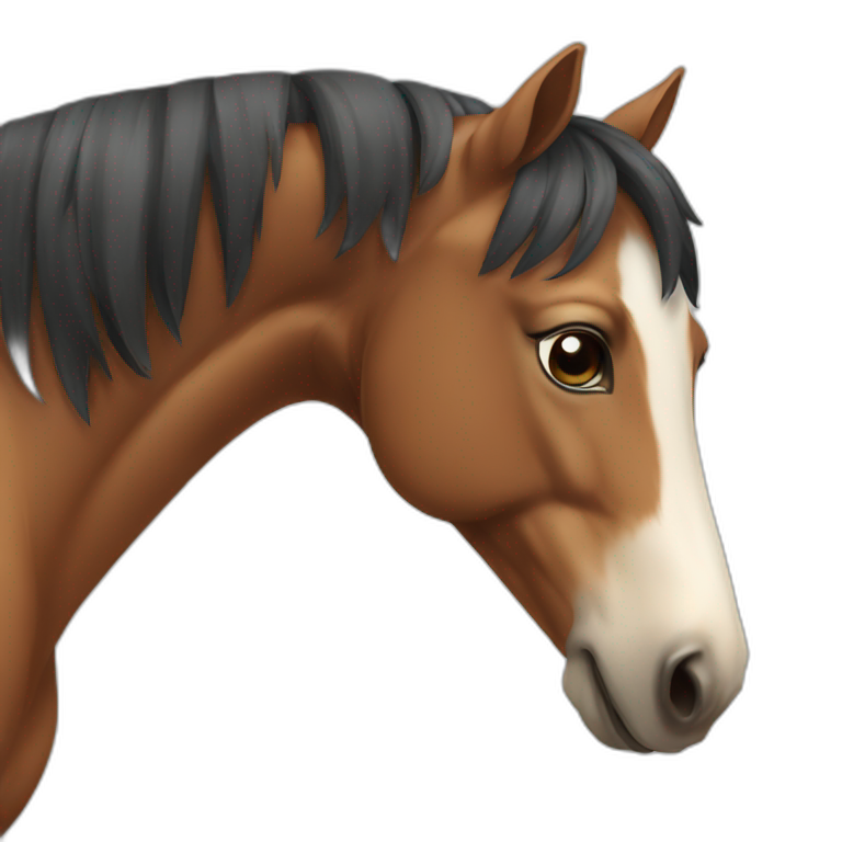 happy animal horse emoji
