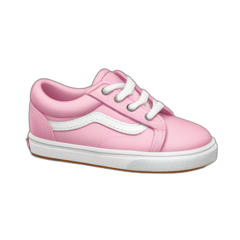 Pink vans with bow shop