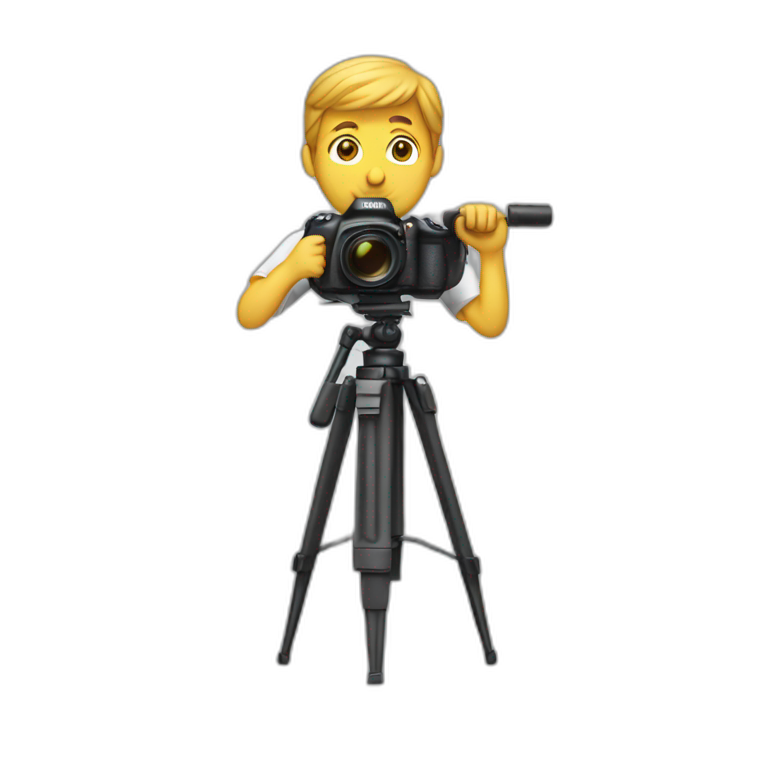 Camera man emoji