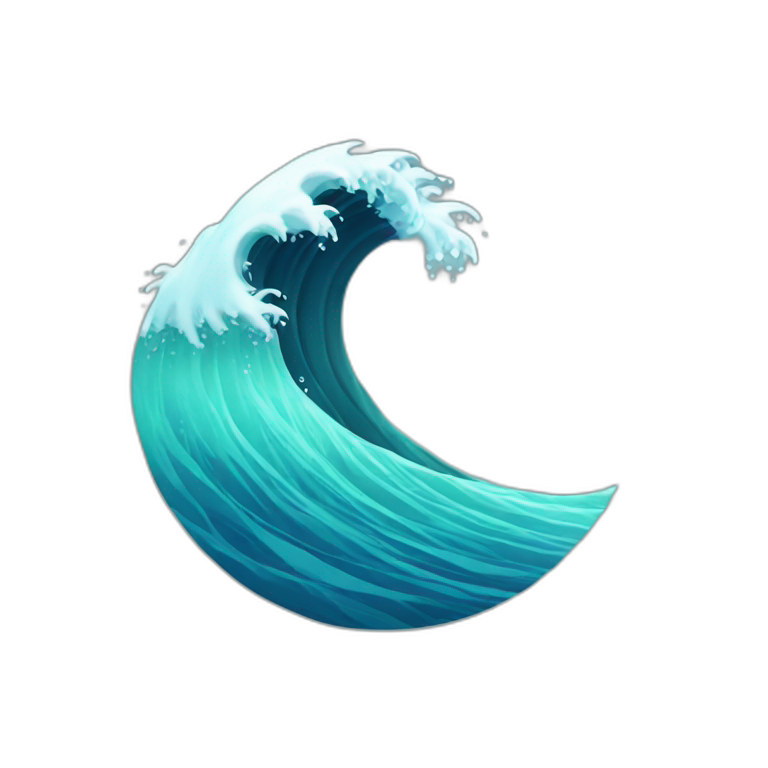 Waves emoji