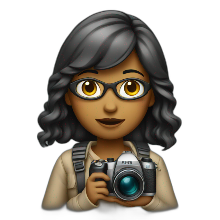 Girl photographer  emoji
