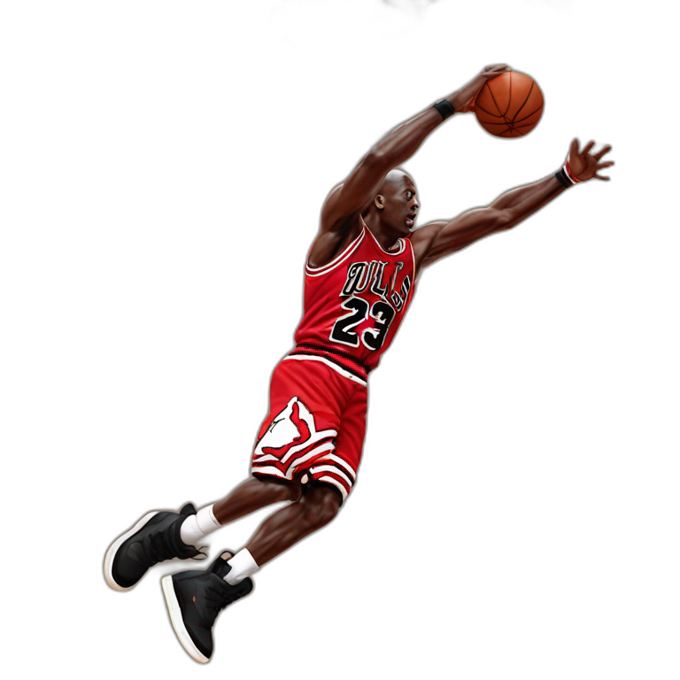 Michael jordan slam dunk emoji