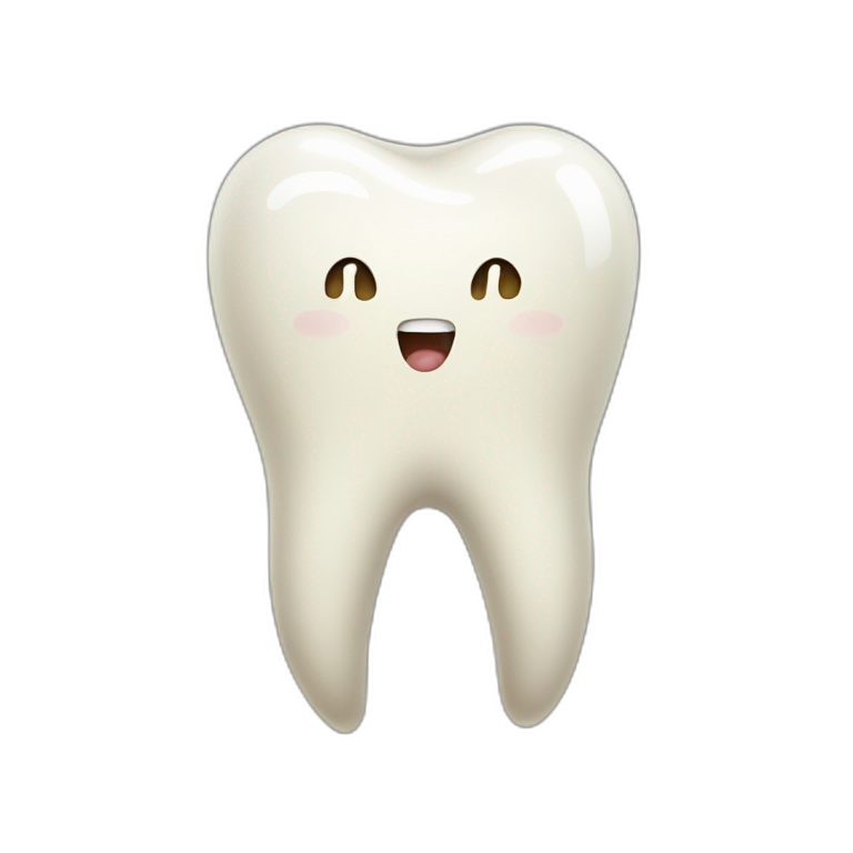 Tooth emoji
