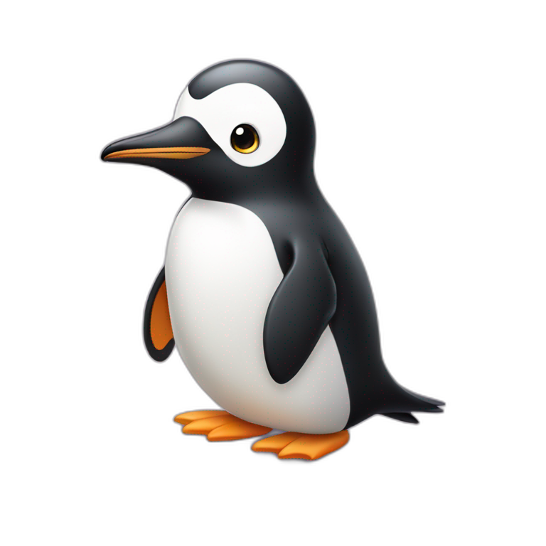 Pingüino kawaii emoji