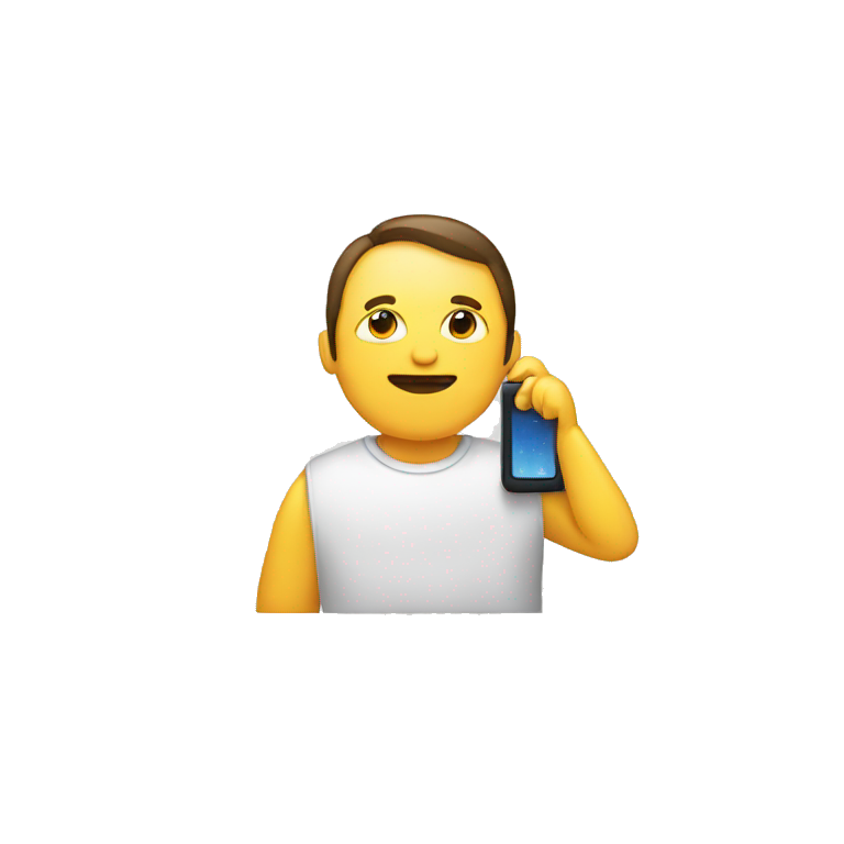 person on cell phone emoji