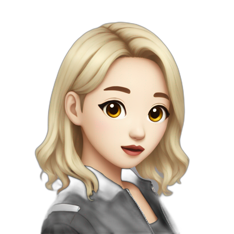 Kpop idol girl emoji