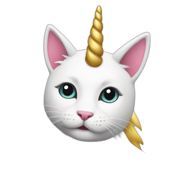 Cat unicorn emoji