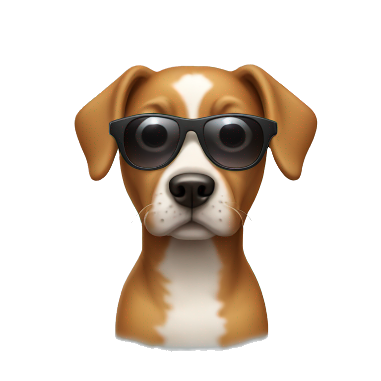 Dogs wearing sunglasses  emoji