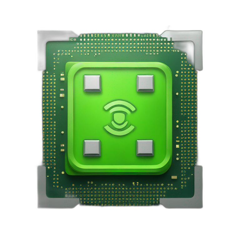 processor with nvidia logo emoji