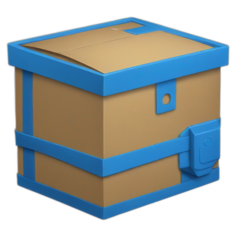 box blue emoji