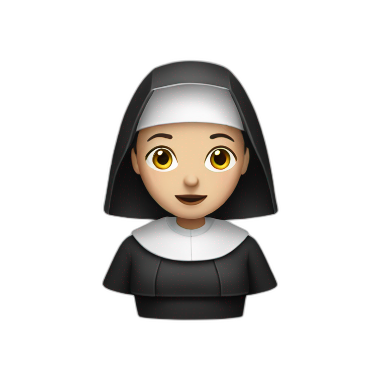 The nun  emoji