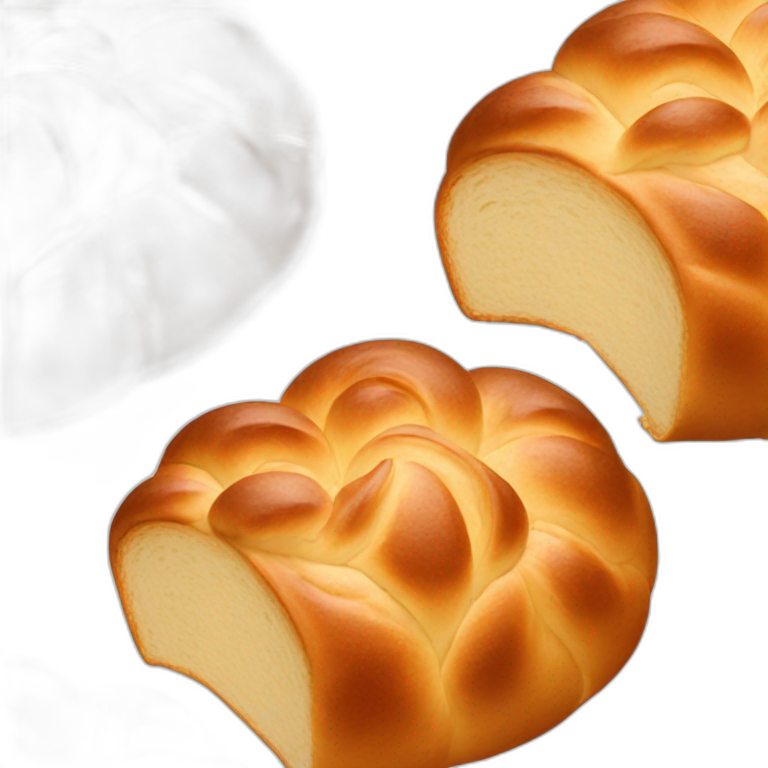 Round challah loaf emoji