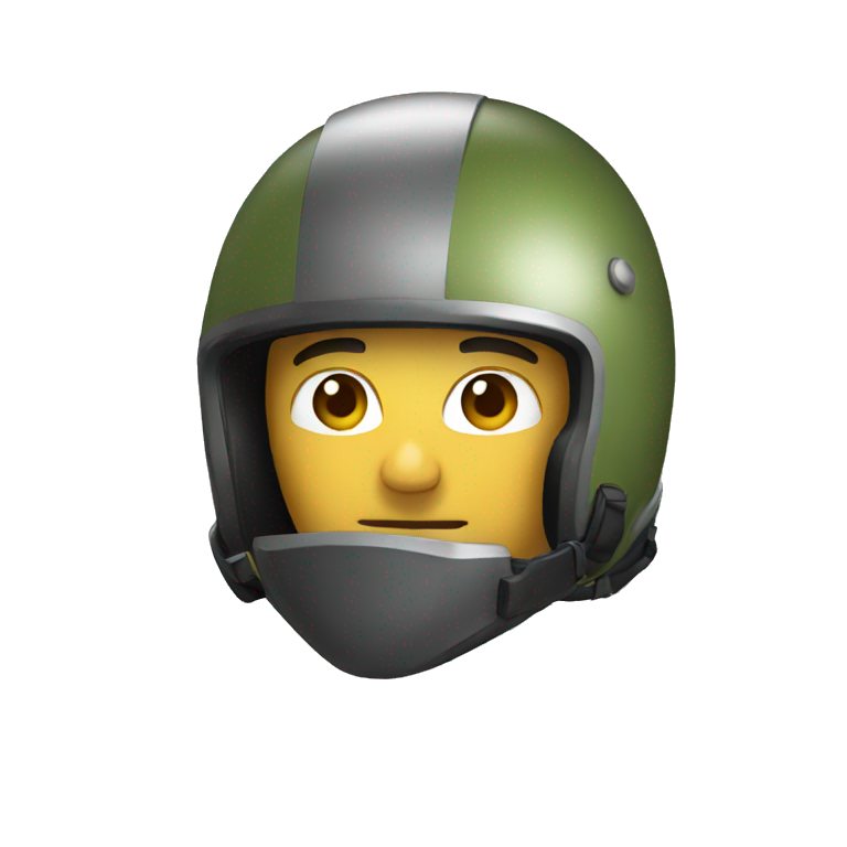 man helmet emoji