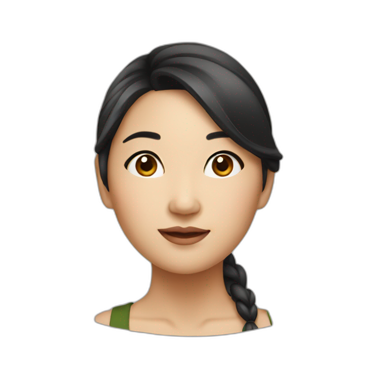 beautiful asian woman  emoji