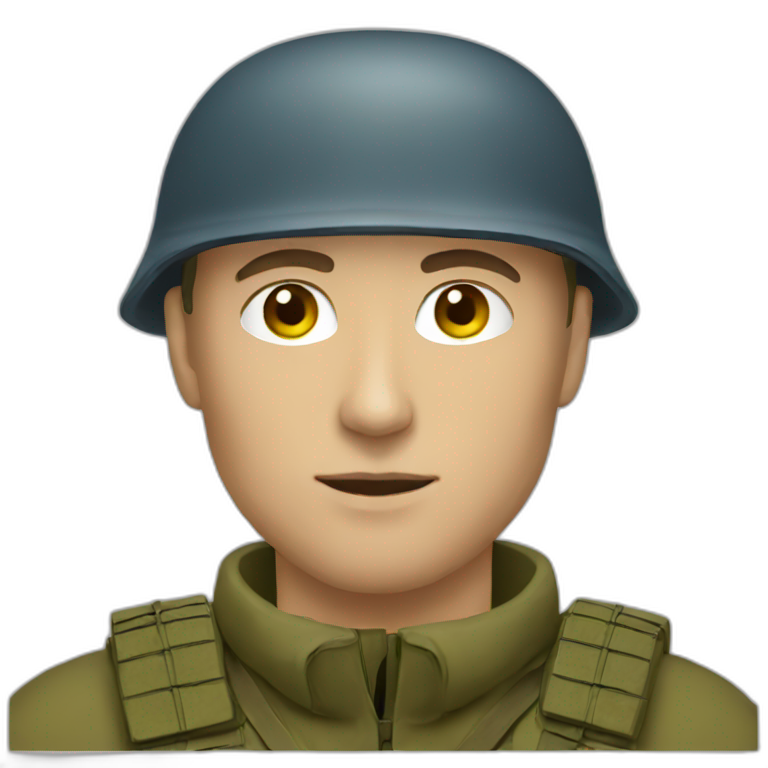 Ukrainian soldier  emoji