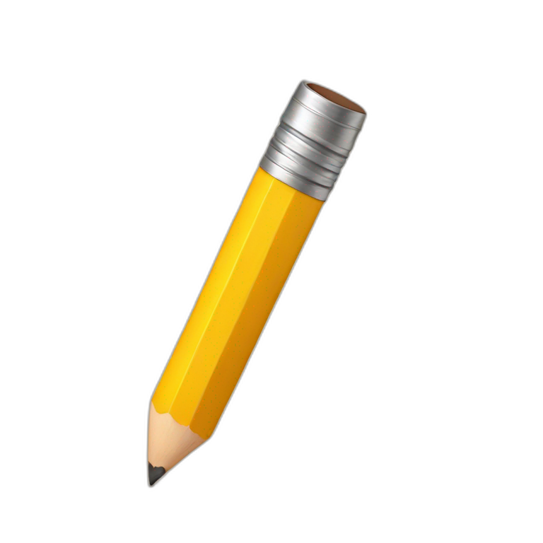 happy pencil emoji