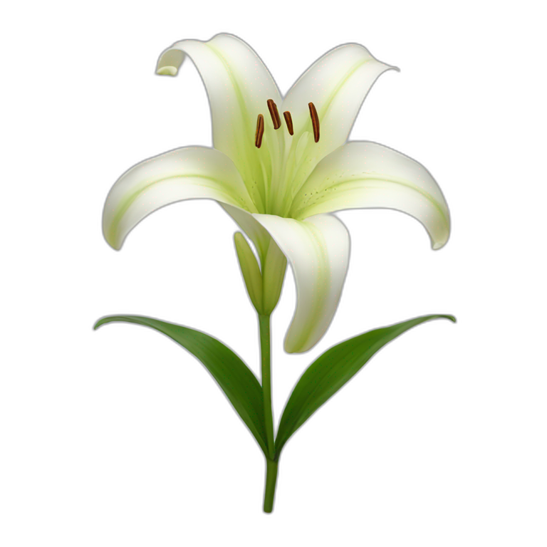 A lily emoji