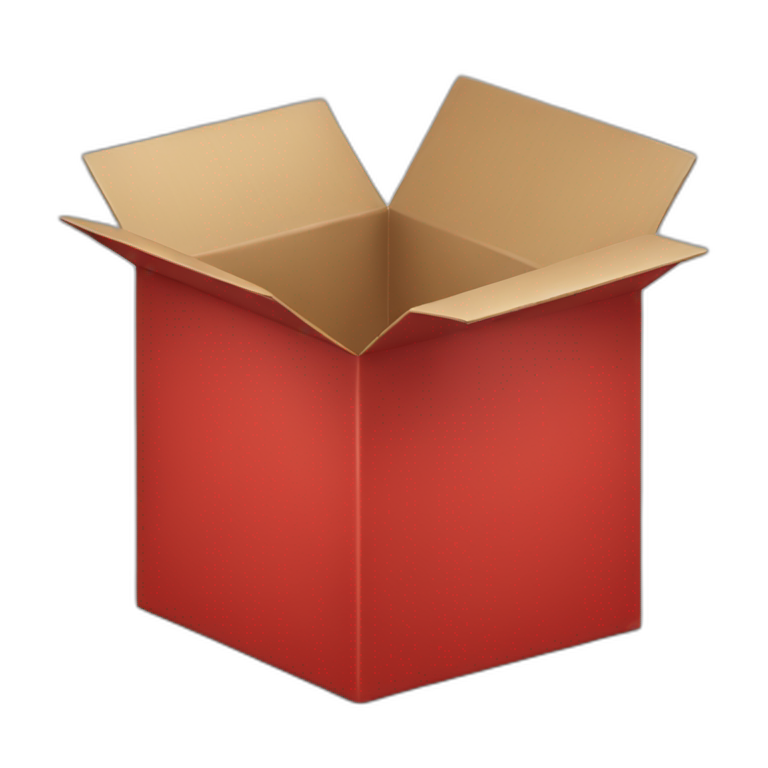 open box red emoji