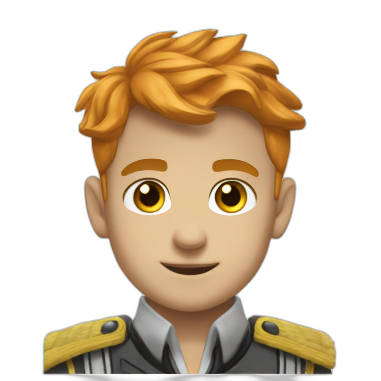 smiling boy in uniform emoji