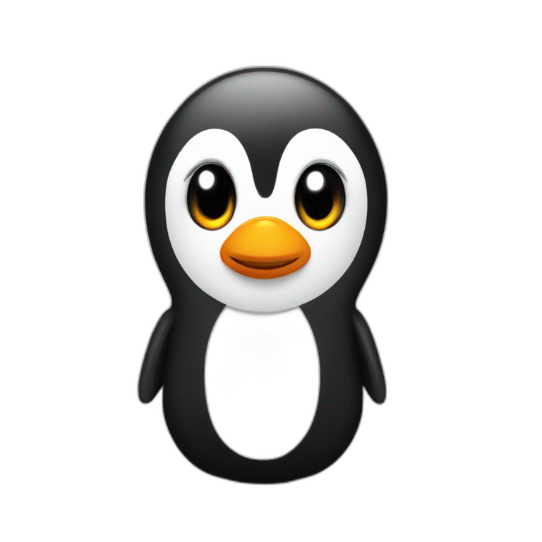 Pingüino sexy emoji