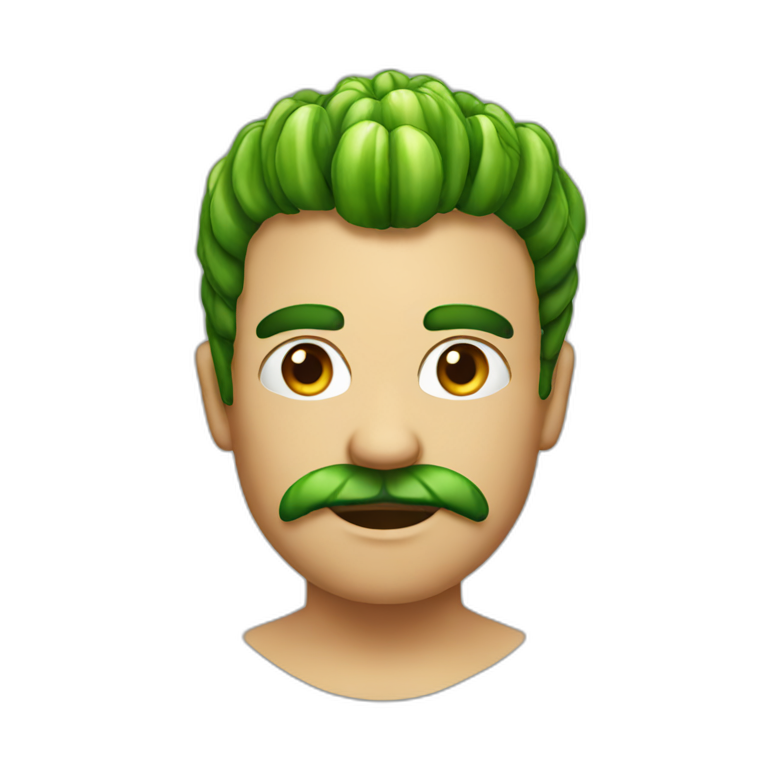 emoji-veggies hair-serious emoji