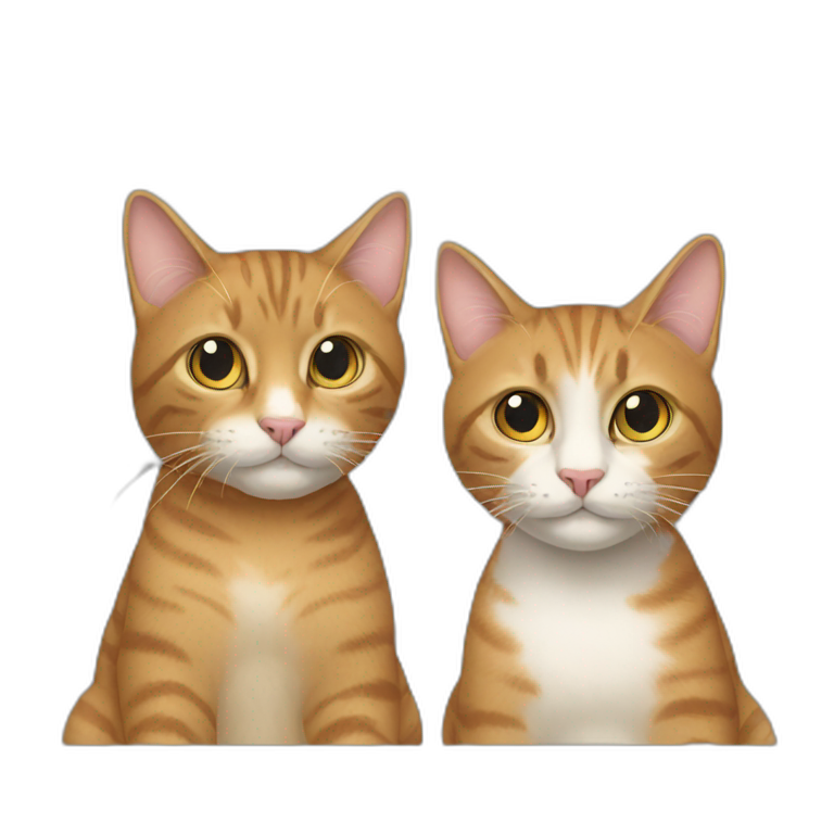 two-cats emoji