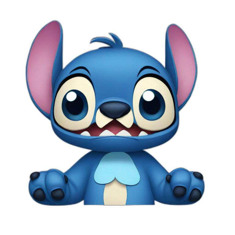 Stitch Disney doigts emoji