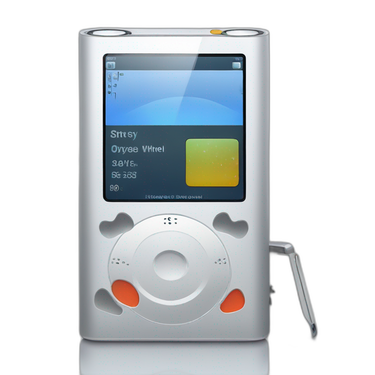 3rd generation iPod with click wheel emoji
