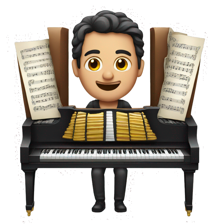 spanish man playing the organ emoji
