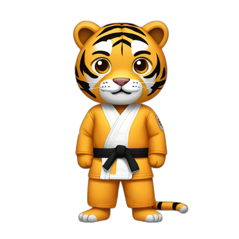 Jiu-jitsu Tiger emoji