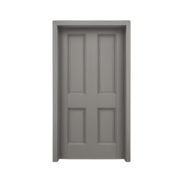 open door wood color gray perpective emoji