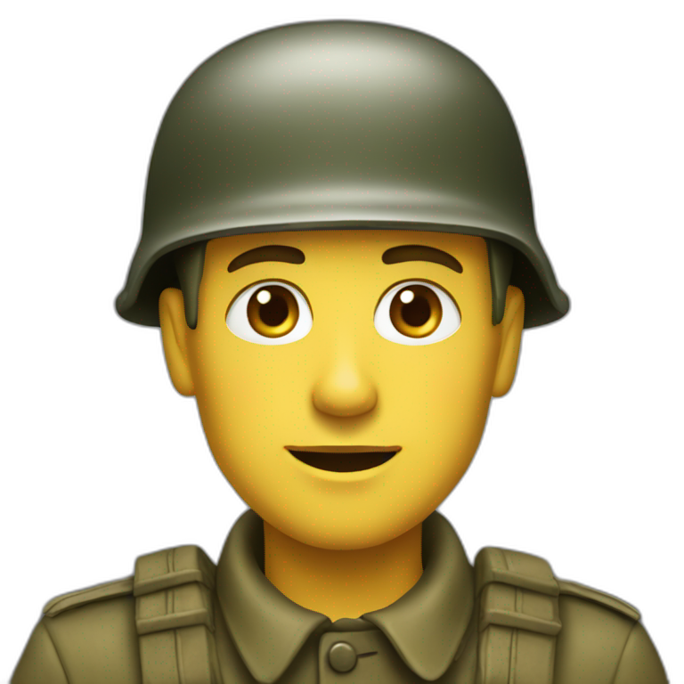 German soldier of 1944 emoji