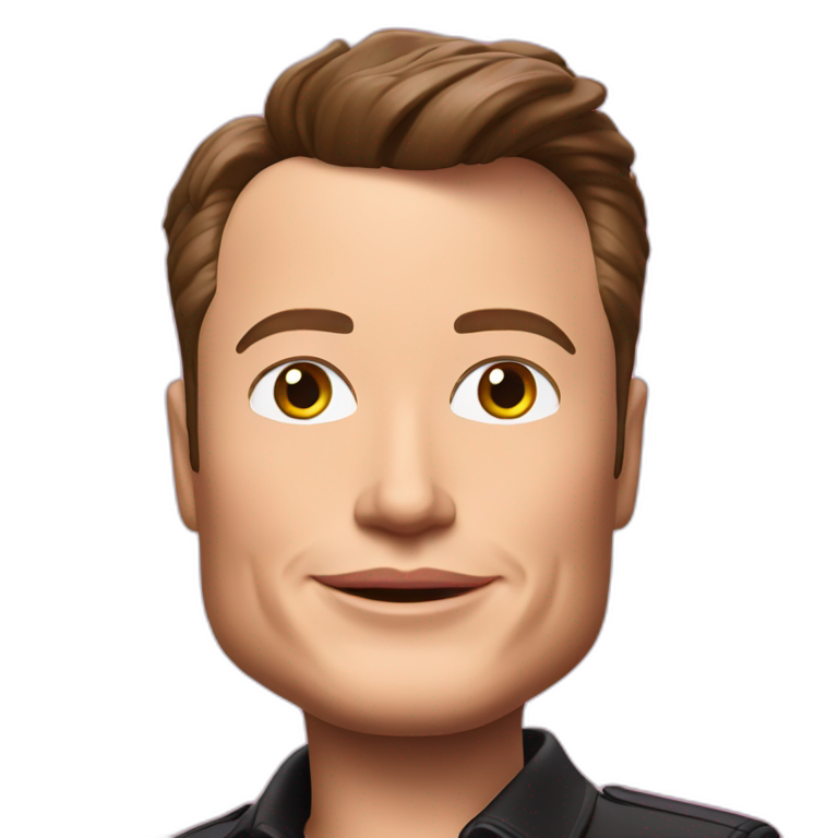 Elon musk in barbie emoji