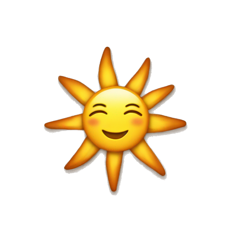 Love sun emoji