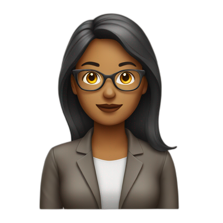 Freelance woman copywriter emoji