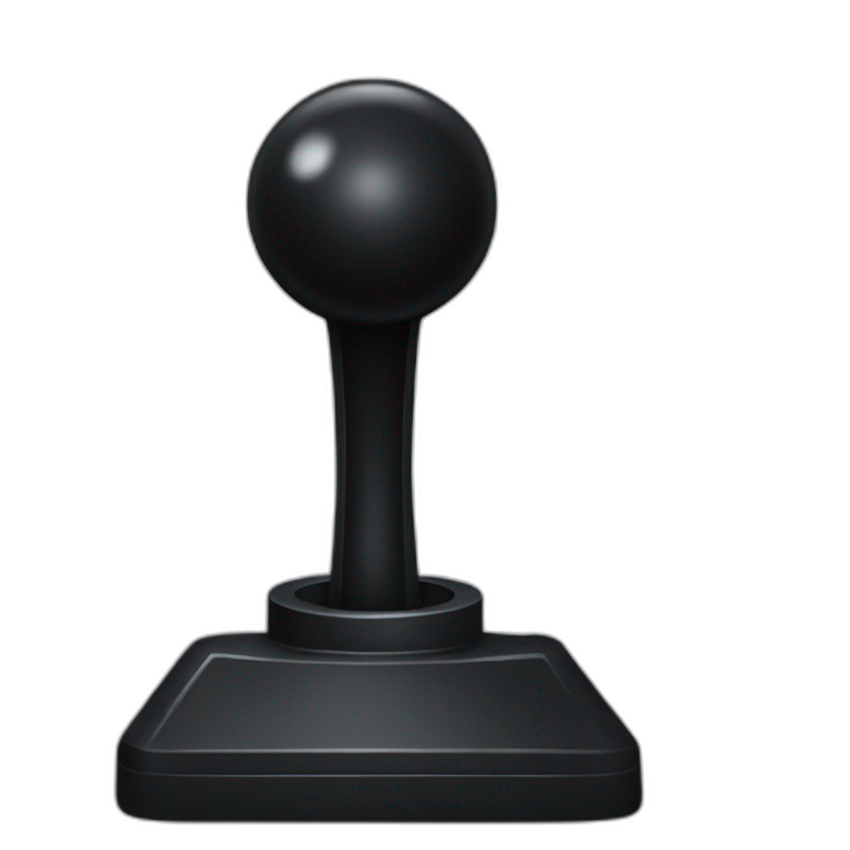 black joystick emoji